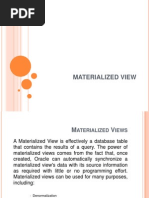 Materialized View