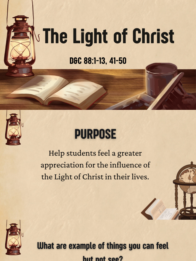 Understanding the Light of Christ | PDF
