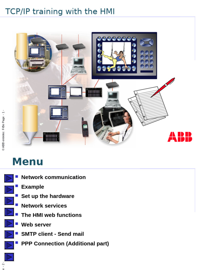 TCP/IP HMI Training Guide | PDF | File Transfer Protocol | Computer Network