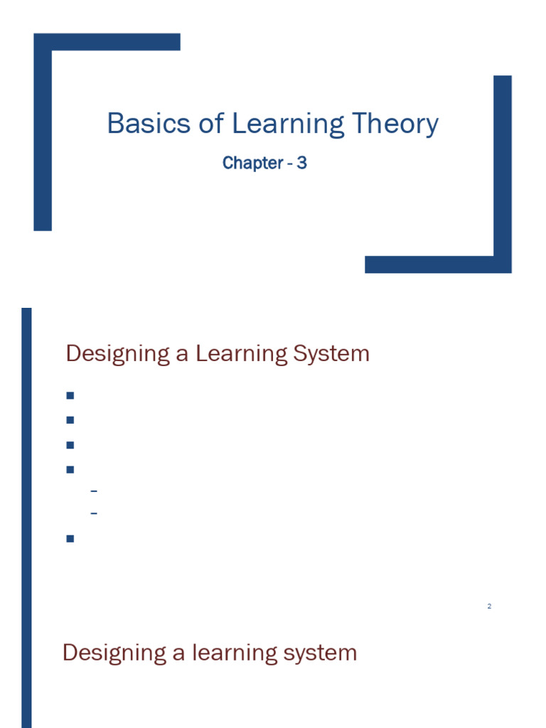 Designing Effective Learning Systems | PDF | Cross Validation ...