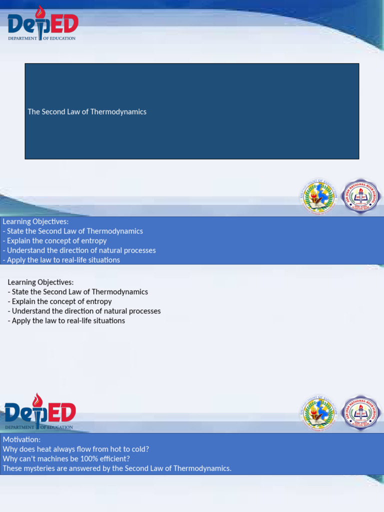 Understanding the Second Law of Thermodynamics | PDF | Entropy | Second ...
