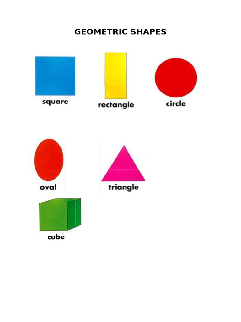 Geometric Shapes: Edges and Corners Analysis | PDF