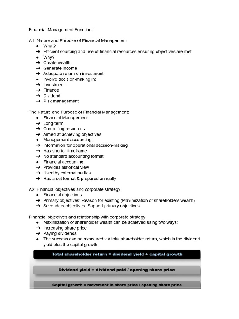 Financial Management Notes | PDF | Internal Rate Of Return | Bonds ...