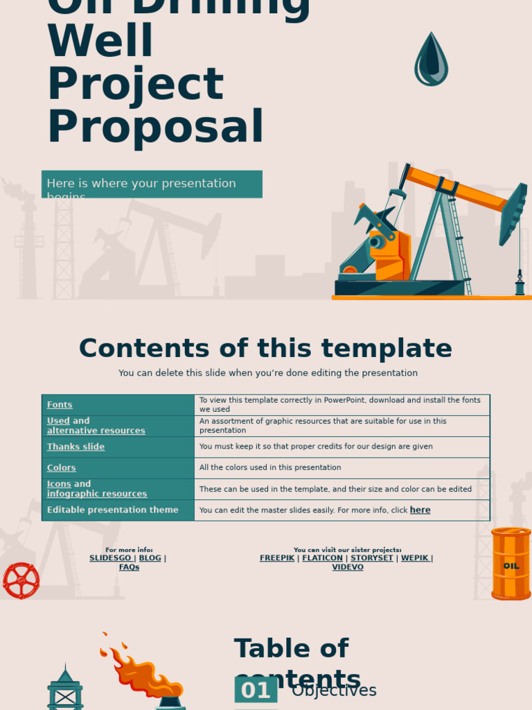 Oil Drilling Project Proposal Template | PDF | Expense | Software Testing