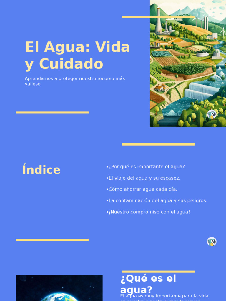 El Agua Vida y Cuidado | PDF | Agua | Residuos
