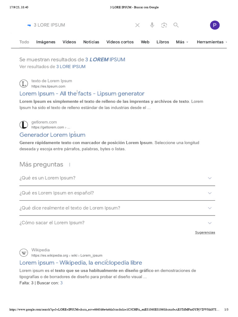 3 LORE IPSUM - Buscar Con Google | PDF | Red mundial | Internet y web