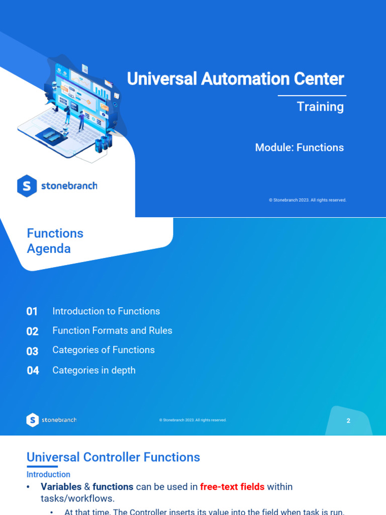 Universal Controller Function Overview | PDF | Parameter (Computer ...