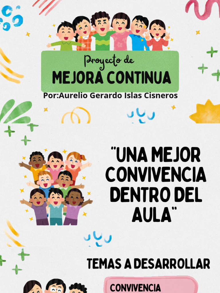 Mejora de la convivencia escolar en aula | PDF | Inclusión (Educación ...