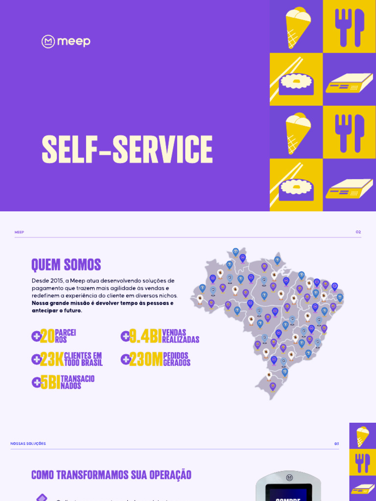 Apresentação Meep Self-Service | PDF | Despesa | Automação