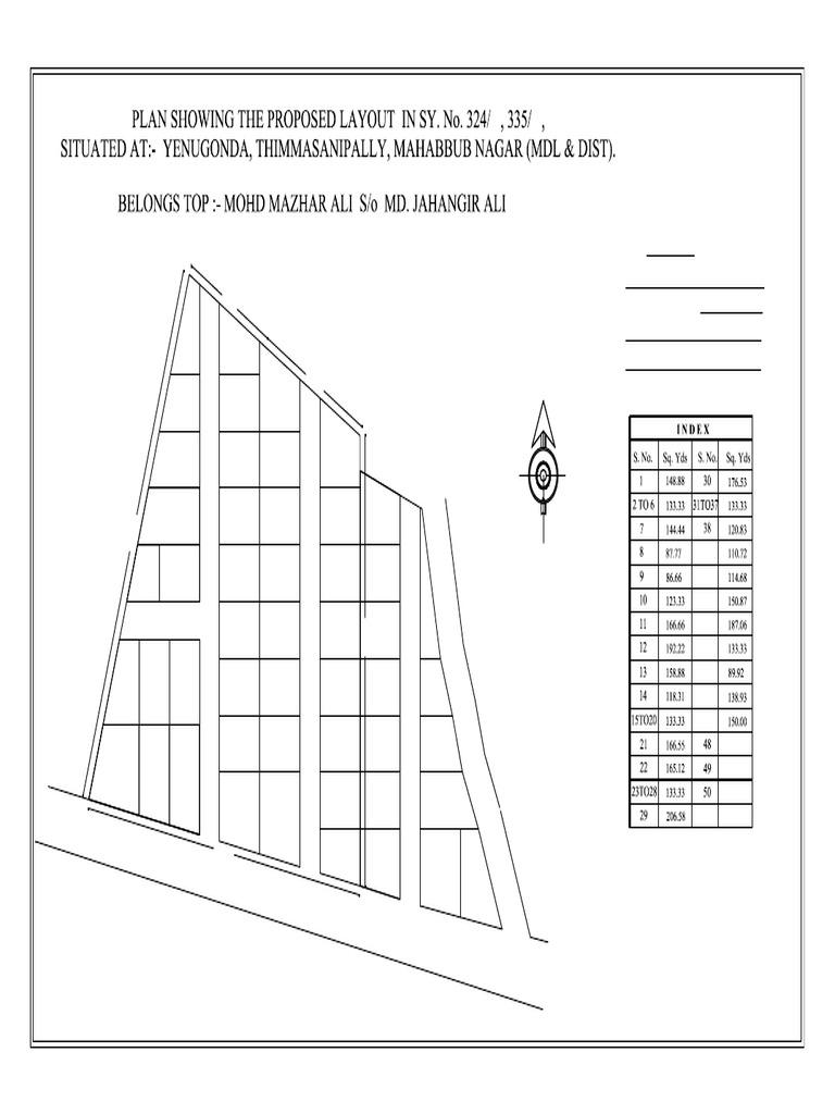 Land Area and Road Dimensions Report | PDF