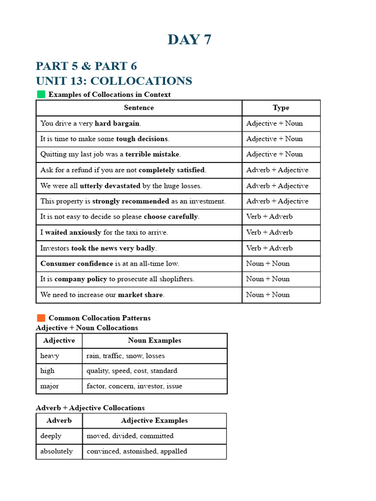 Understanding Collocations in English | PDF | Expense | Accounts Payable