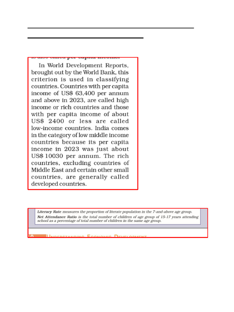 Changes In Economics Textbook Class Xth 2526 Pdf