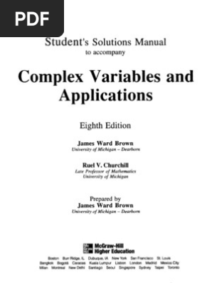 Plex Variables With Applications Ponnusamy Solutions