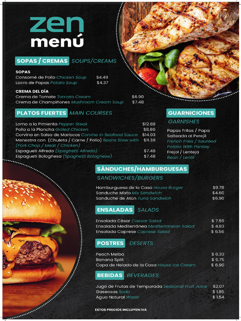 Menu Zen Compressed | PDF