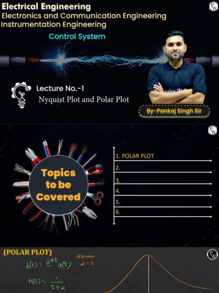 Nyquist Plot and Polar Plot 01 - Class Notes | PDF