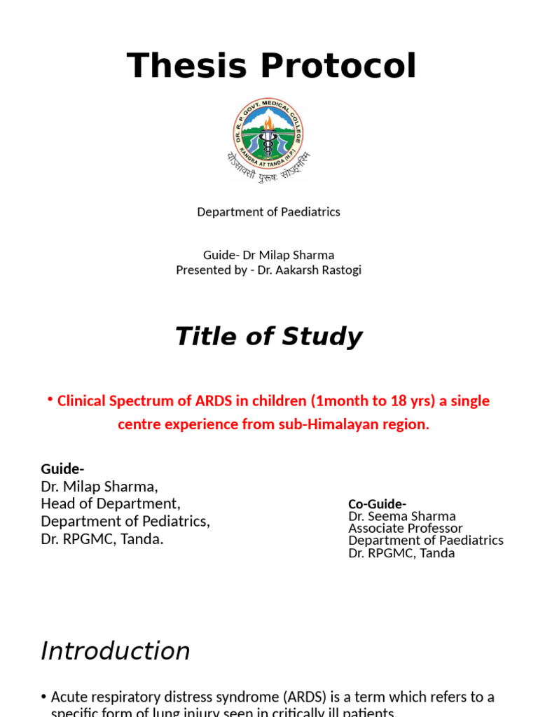 Protocol Update JR1 DR Aakarsh | PDF | Macrophage | Medical Specialties