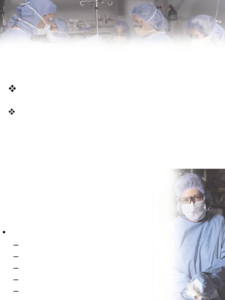 Overview of Perioperative Nursing | PDF | Anesthesia | Surgery