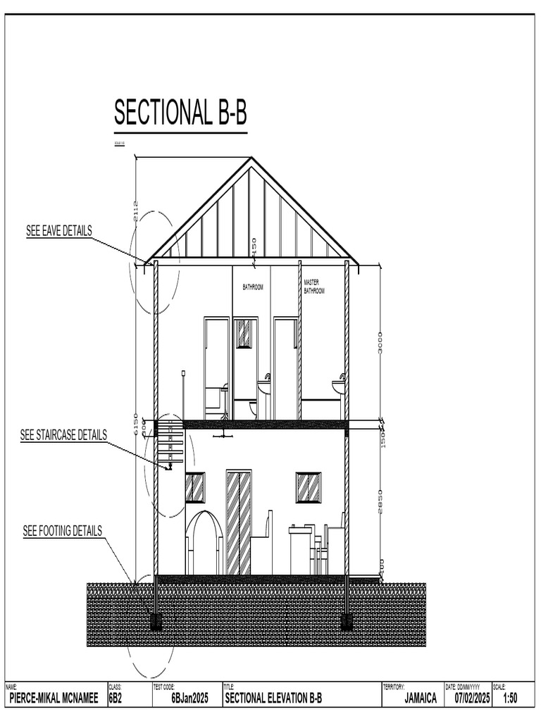 Building Ia Pierce-Mikal-Sectional Elevation | PDF
