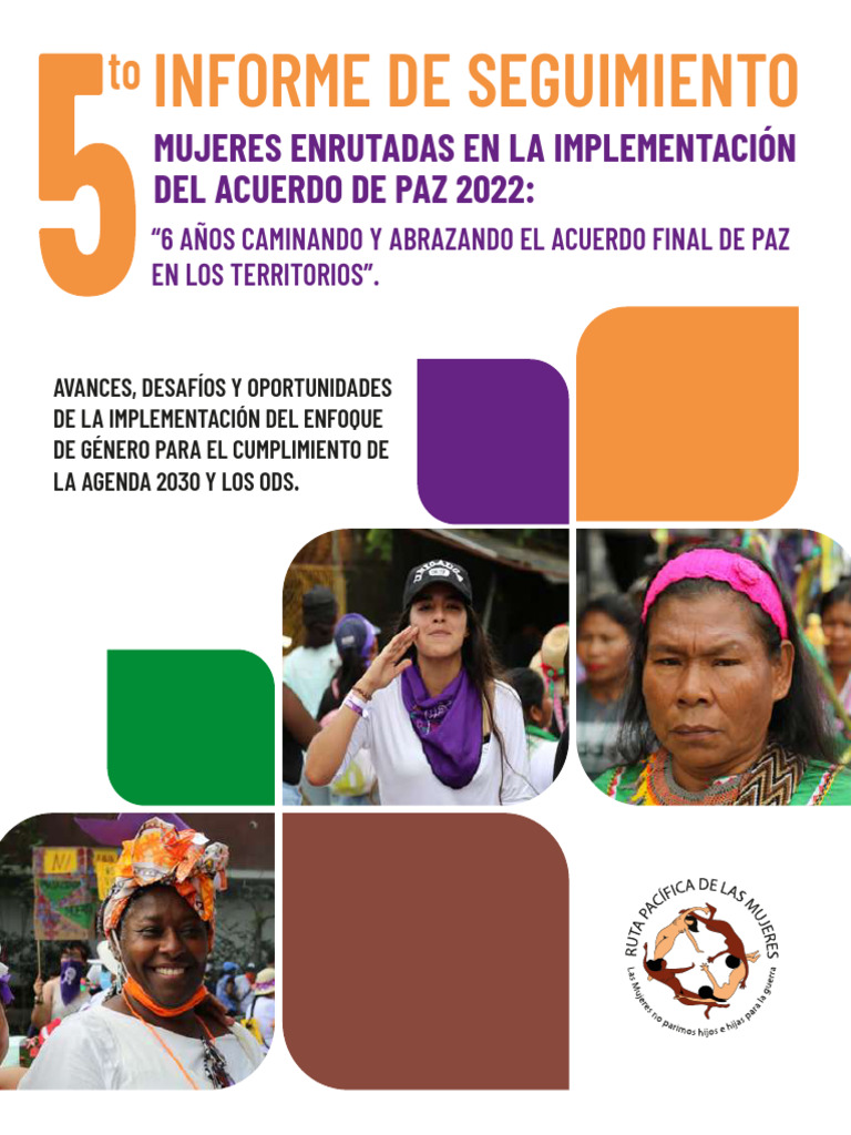 Informe Al Acuerdo de Paz 2023 | PDF | Género y desarrollo | Naciones ...
