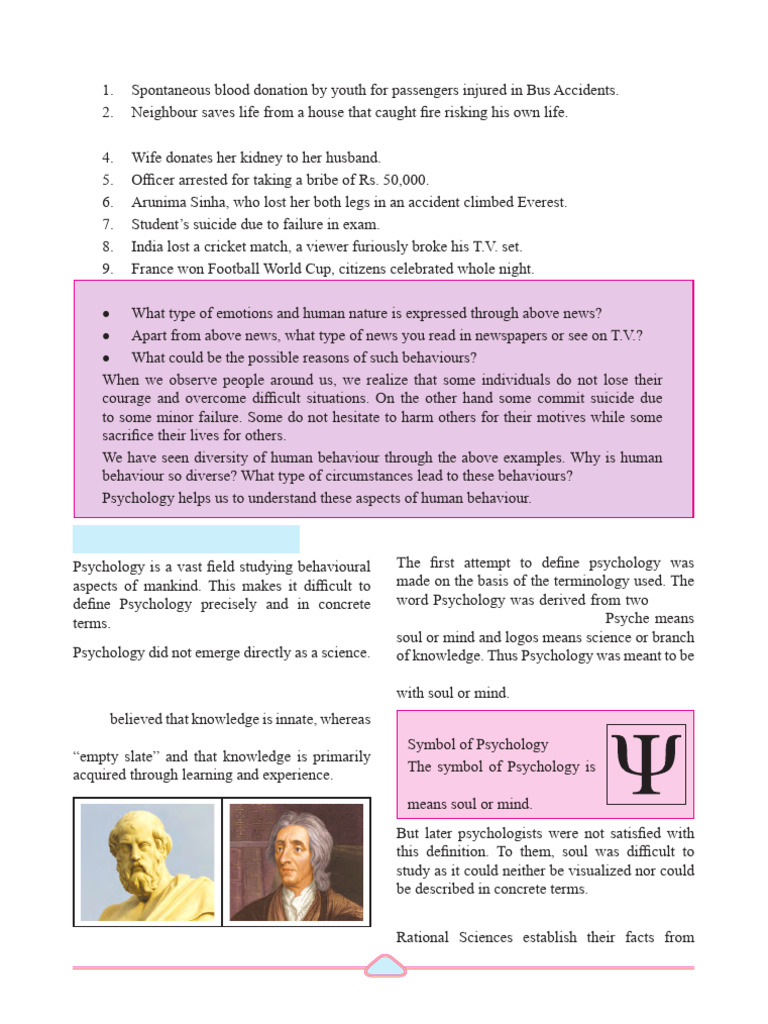 Human Behavior Insights and Psychology | PDF | Unconscious Mind ...