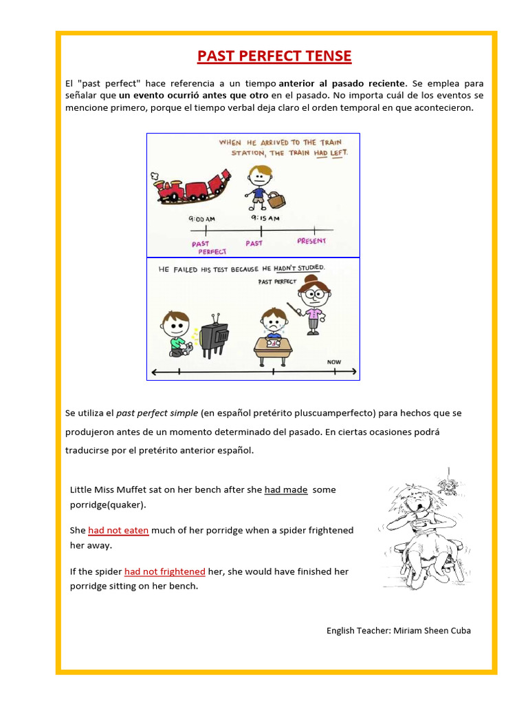 Past Perfect Tense Cb1c | PDF | Semantics | Syntax