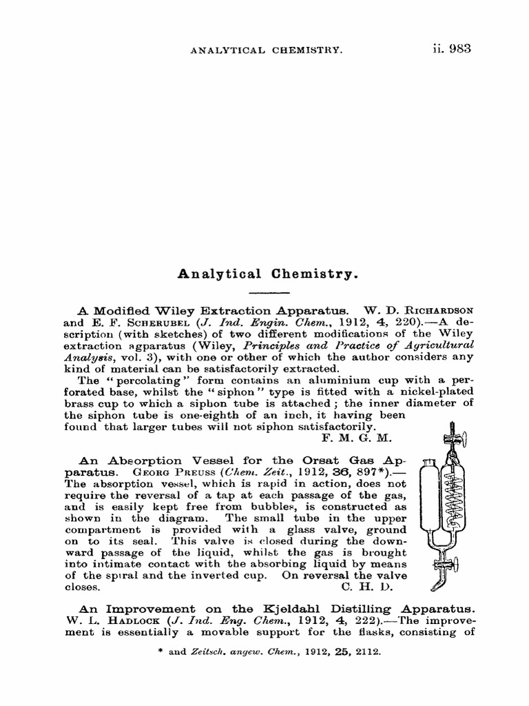 Modified Wiley Extraction Apparatus | PDF | Ammonia | Precipitation ...