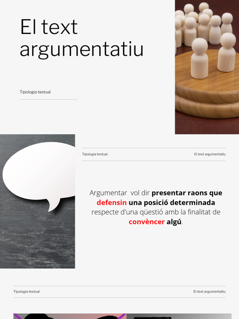 4t ESO - Text Argumentatiu | PDF