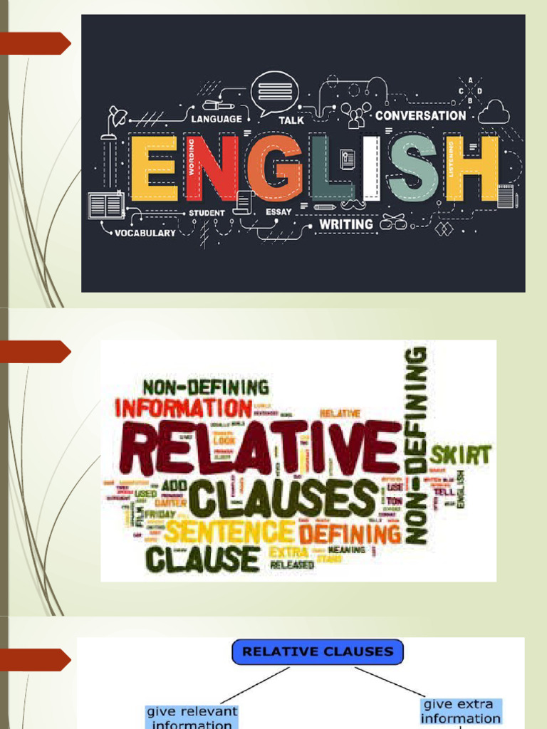 Defining and Non Defining Relative Clauses | PDF