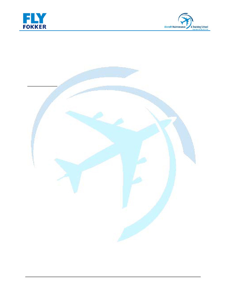 Fokker 50/60 Flight Control Lock Guide | PDF | Flight Control Surfaces ...