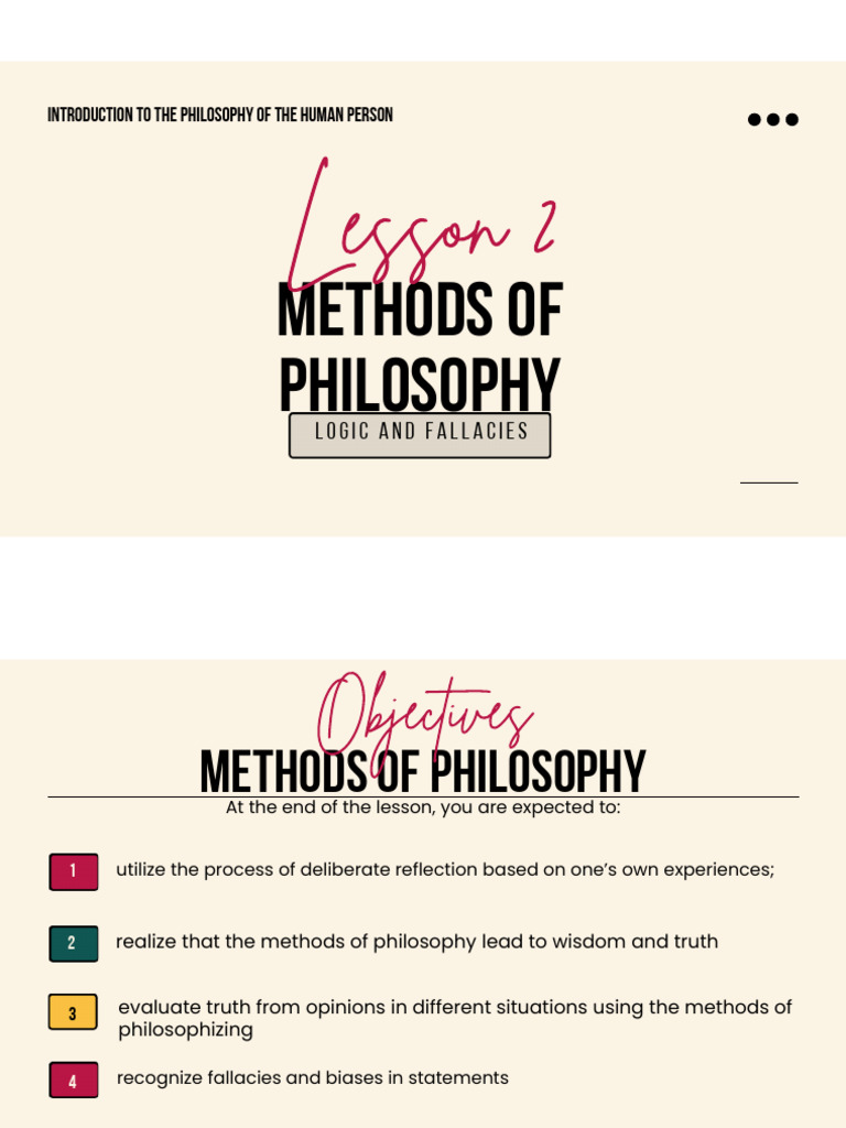 Logic and Fallacies in Philosophy | PDF | Argument | Logic