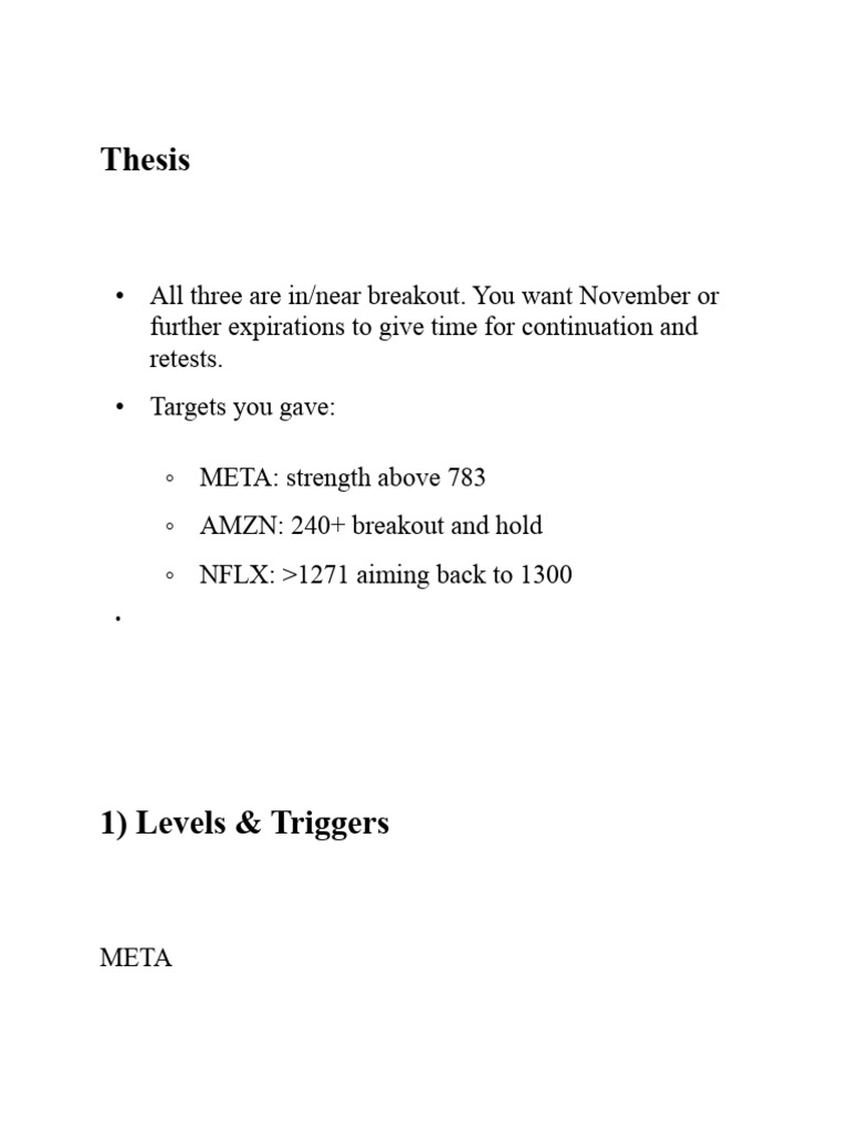 Position Updates Sept 9 | PDF | Financial Economics | Business