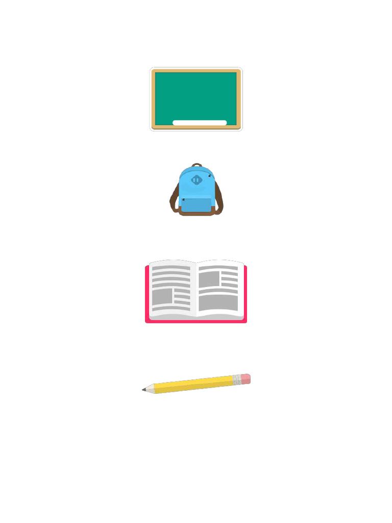 Lista de Útiles Escolares en Inglés | PDF