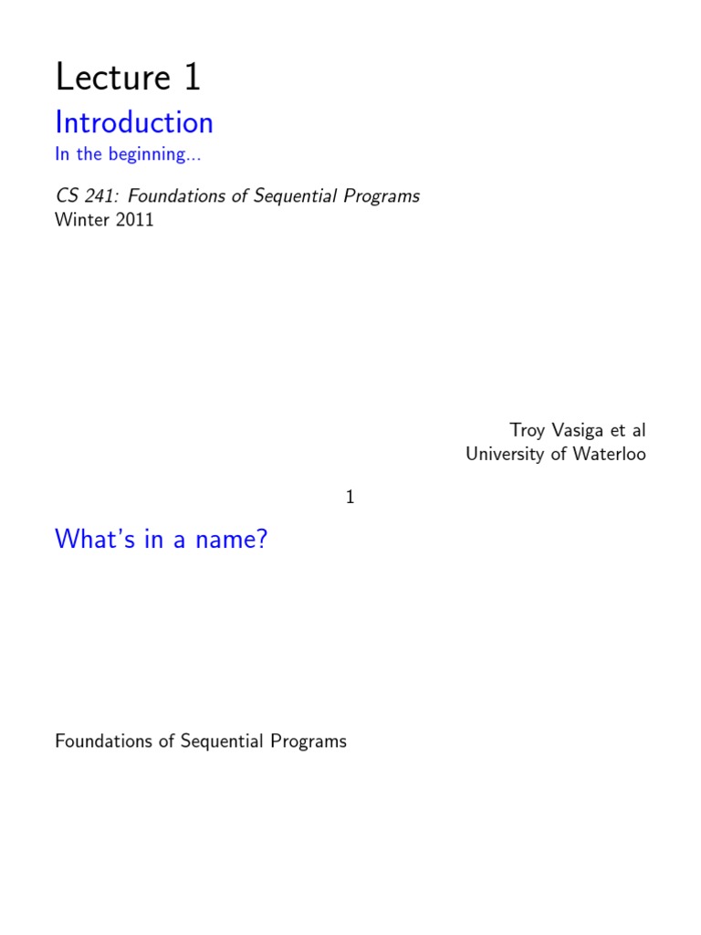 CS 241 Course Overview and Structure | PDF | Career & Growth