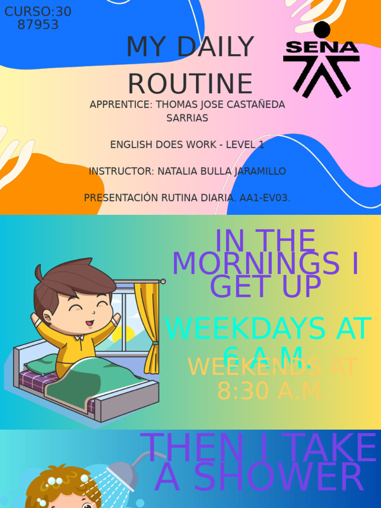 My Daily Routine THOMAS | PDF