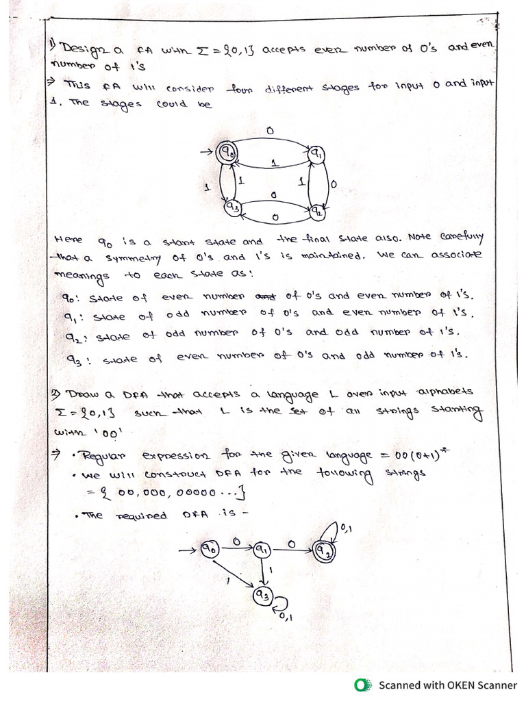 Toc Lab Assignment 1 | PDF