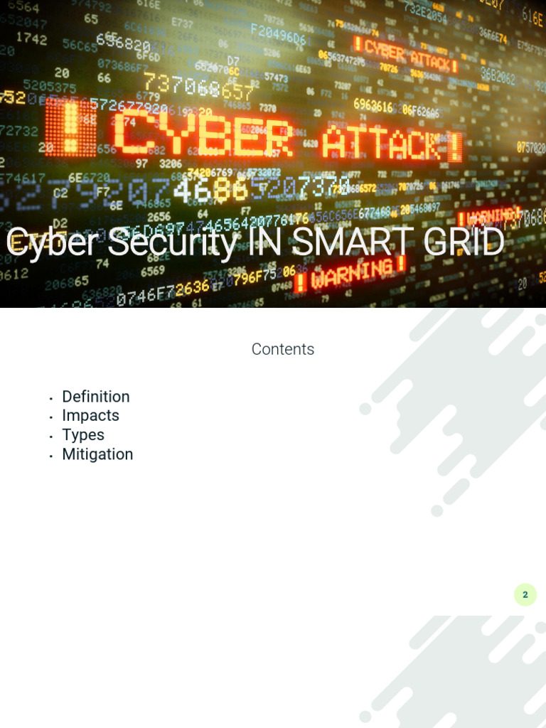 Lecture 12 and 13 - Cyber Attack in Smart Grid | PDF | Security ...