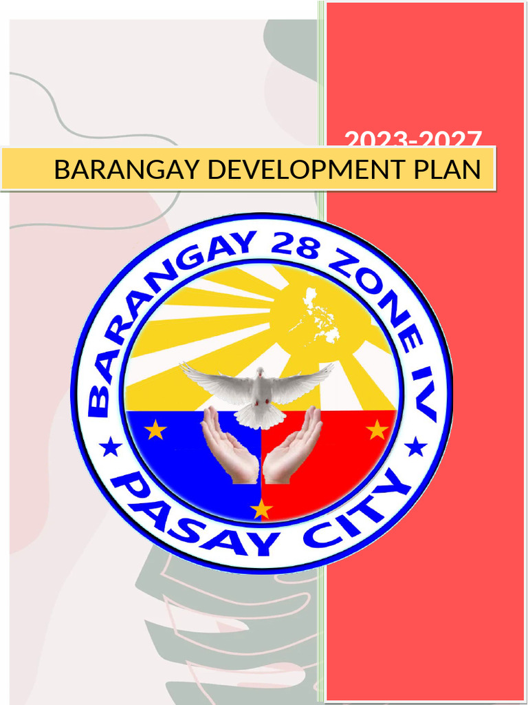 Barangay 28 Development Plan 2023-2027 | PDF | Sanitation | Infrastructure
