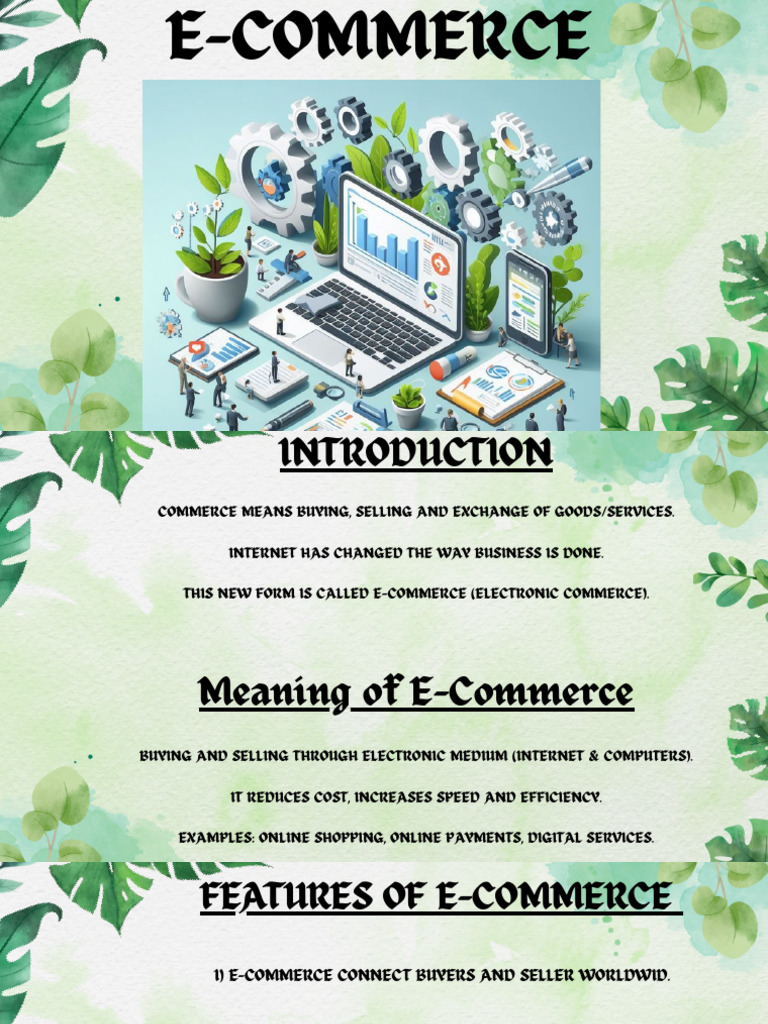 Understanding E-Commerce Basics | PDF | E Commerce | Marketing