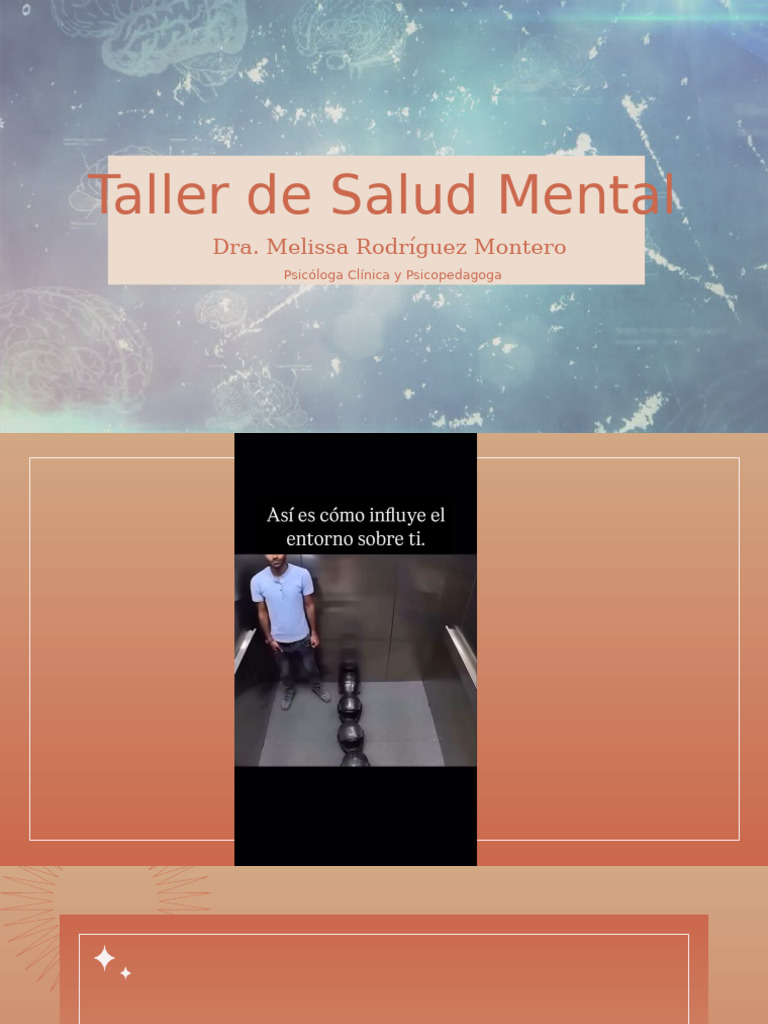 Taller de Salud Mental y Bienestar | PDF
