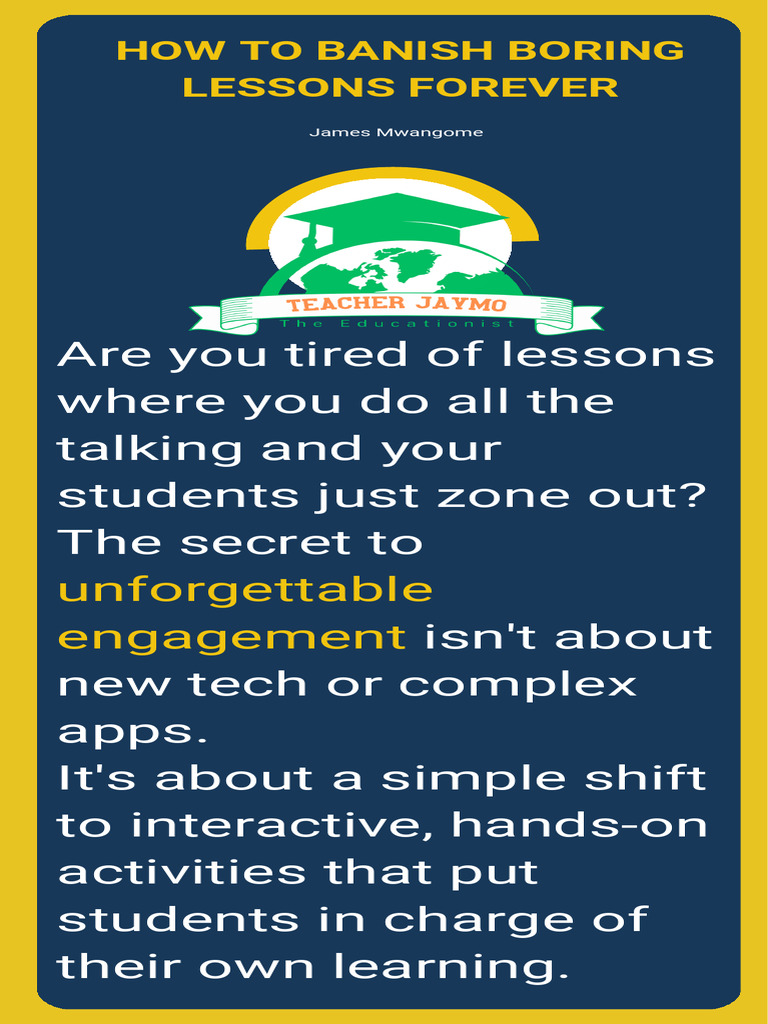 Banish Boring Lessons Forever | PDF