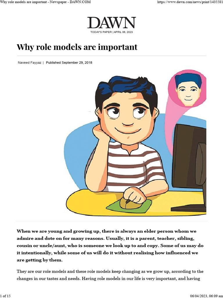 The Importance of Role Models | PDF