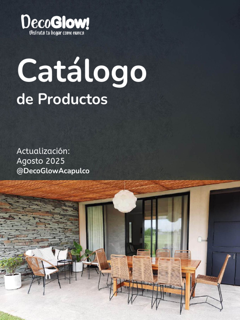 Catálogo de Muebles DecoGlow 2025 | PDF