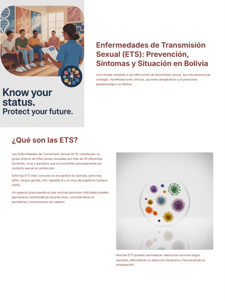 ETS en Bolivia: Prevención y Situación Actual | PDF | Infección ...
