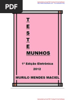 LITERATURA - TESTEMUNHOS 2012