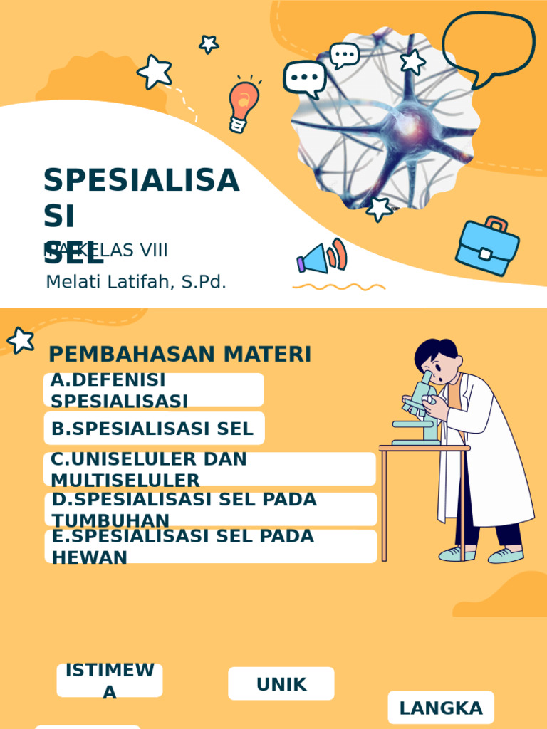 Spesialisasi Sel pada Organisme Multiseluler | PDF