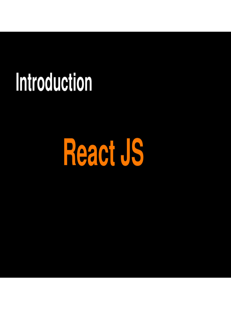 Introduction à React JS et JSX | PDF | Internet | Internet et Web