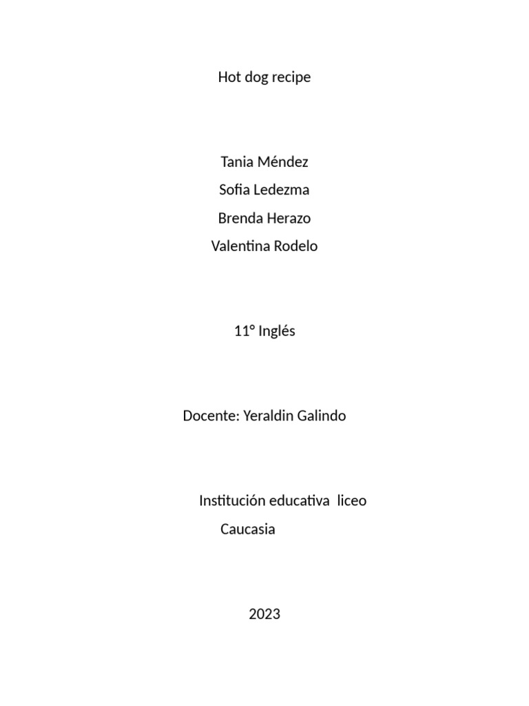 Hot Dog Recipe1 PDF