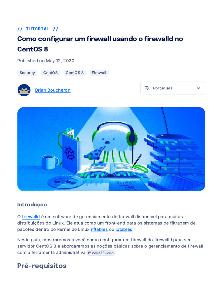 Configurando Firewall no CentOS 8 com firewalld | PDF | Cápsula segura ...