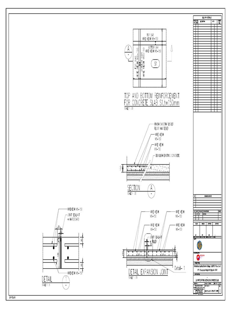 3 Detail Slab Tahap 2 | PDF