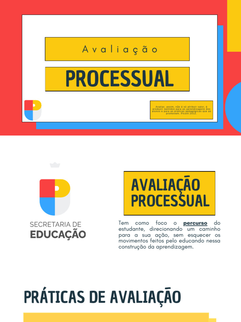 Avaliação Processual na Educação Infantil | PDF | Pedagogia | Aprendizado